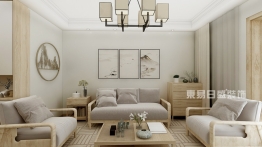 日式小清新装修效果图 四室两厅 136平米