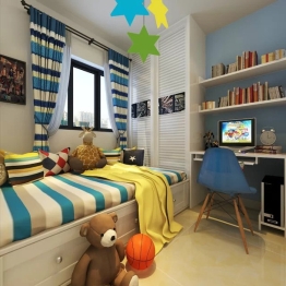 127㎡三居清新现代简约时尚，为你呈现舒适家居